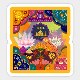 Beautiful India Sticker